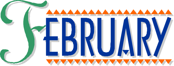 The image shows a calendar with "SEPTEMBER" at top left corner, indicating it's September; below that is text reading "FEBRUARY," suggesting this might be an error in printing or design choice to represent all months of the year.