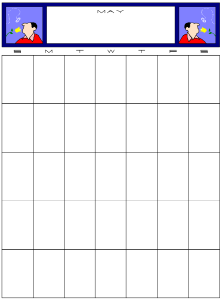 The image shows a black and white pixelated representation of an old flip phone with two cartoon characters on its screen: a man in red shirt holding what appears to be a fish bowl and another character who seems surprised, standing next to him against a blue background that resembles water or sky.