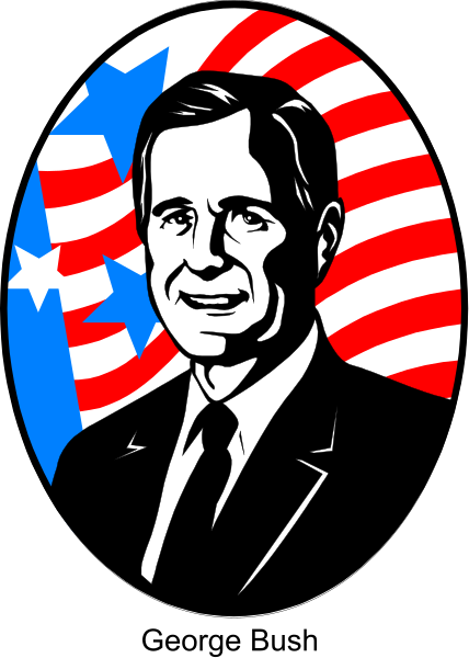 The image shows a political campaign poster featuring an American flag background with stars on both sides of the top edge; at center is a man's face wearing glasses, smiling slightly, dressed in business attire including suit and tie, against which there appears to be text that reads "JOHN DOE" above his head.