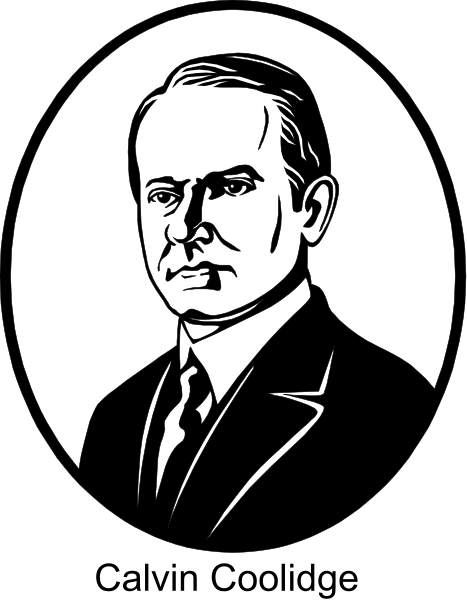 The black and white illustration features a man's face with dark hair against an oval background that resembles a portrait frame; he is wearing glasses and has a serious expression on his face.