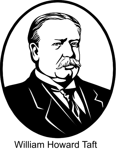 The black and white illustration features a man with mustache wearing formal attire inside an oval frame on what appears to be a business card design.