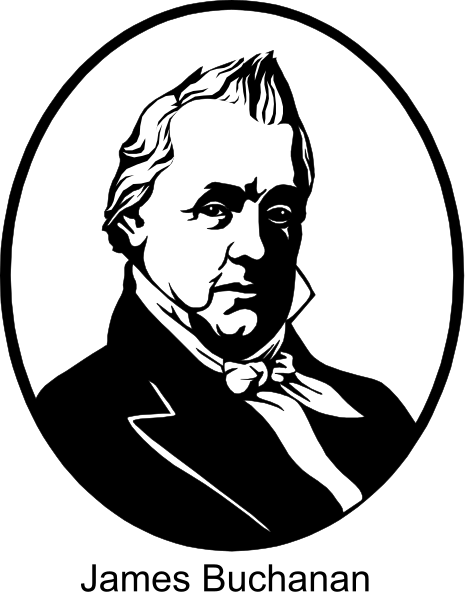 The black and white silhouette of a man's face with spiky hair is shown against an oval background in this clip-art image.