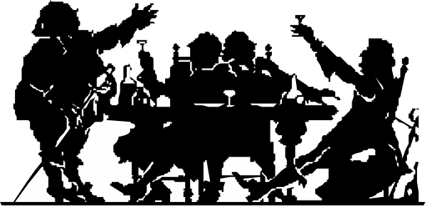 The black and white photo shows a blurry scene with indistinct shapes that appear to be part of an object or structure in what looks like it could possibly be a room filled with various items; however due to its low resolution, no specific details can be discerned about objects, people, animals, actions, or setting.