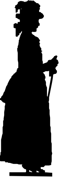 The image shows a black and white photo of an object with two distinct sections: on top is what appears to be a person's face in profile view; below it seems like there might be another section that could possibly represent clothing, but due to its small size and low resolution, the details are not clear.