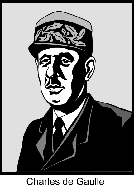 The black and white illustration features a man wearing glasses with his eyes closed; he is balding on top of his head but has full hair at the sides. He wears an official-looking uniform that includes a tie, which suggests formality in attire or profession.