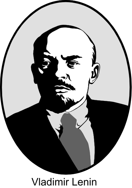 The black and white silhouette of a man with facial hair wearing glasses is superimposed over an oval portrait in color that features another person who appears to be male; he has short dark hair and wears what seems like formal attire, including a tie visible at his neckline.