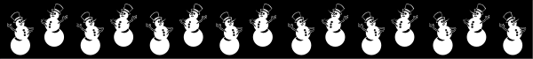 The image shows a row of Christmas trees with snowflakes on them against a gray background.