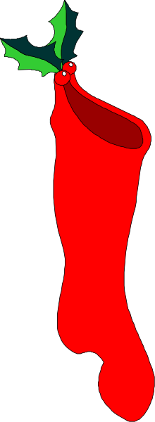 The image shows a red chili pepper with green stems on it that has been digitally altered to look like Santa Claus's face is coming out of one end.