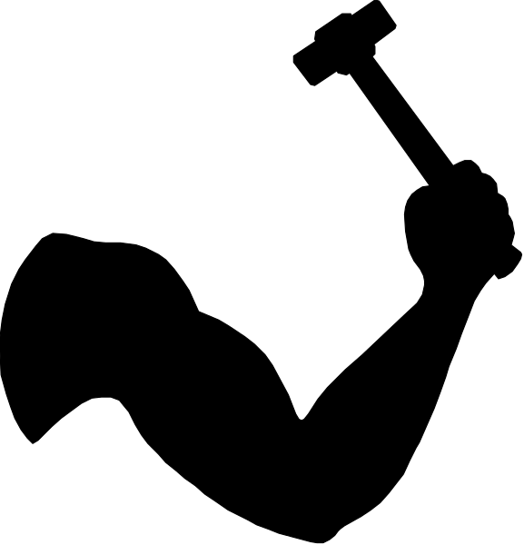 The image shows a black silhouette of three vertical bars with varying lengths against an unseen background.
