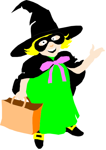 The image shows a cartoon of an animated character dressed as a woman with glasses holding her hat under her arm while standing on what appears to be a sidewalk next to a handbag.