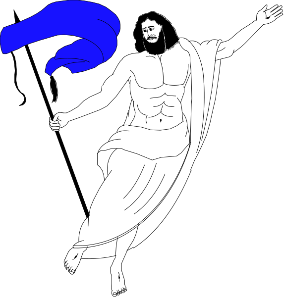 The images show a sequence of three pictures with different content:

1) A black background featuring an abstract blue shape that resembles a stylized animal head on top right corner.