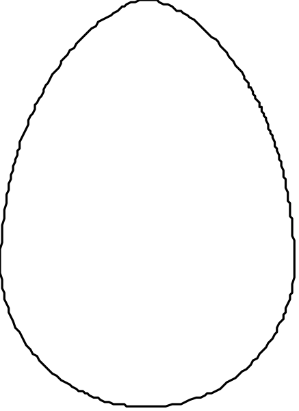 The image shows a simple white egg with an oval shape against a gray background on the left side of the frame.