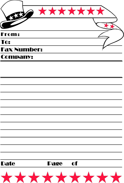 The image shows a black banner with white stars at each corner featuring an illustration of a person wearing a top hat in silhouette form on one side and what appears to be a gun holster design on the other, set against a gray background.