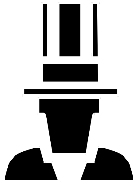 The black and white logo of a restaurant with an oven icon inside it.