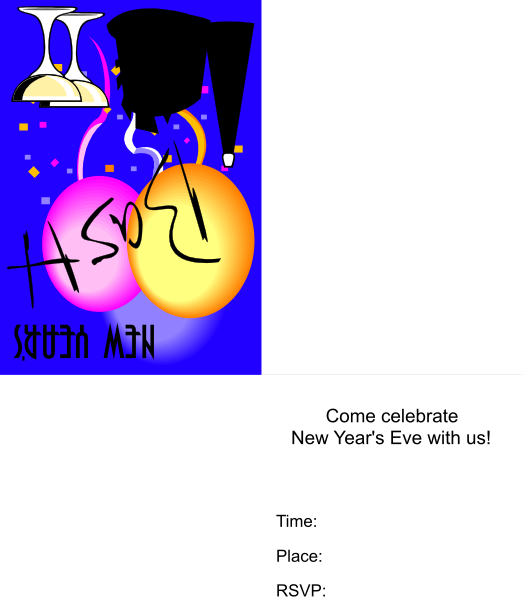 The image shows a graphic with text that reads "Happy Birthday" at top left corner overlaid on an illustration of party balloons in various shapes like hearts and stars against a dark background; there is also what appears to be confetti, suggesting celebration or festivity.