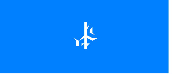 The image shows a blue bar with white text on it against an indistinct background that appears to be grayish-blue in color.