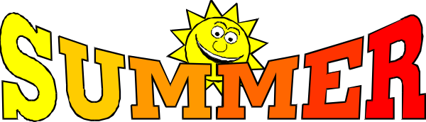 The image shows a sign with text that reads "Summer's" at top left corner followed by an emoji of sunshine in yellow on right side.
