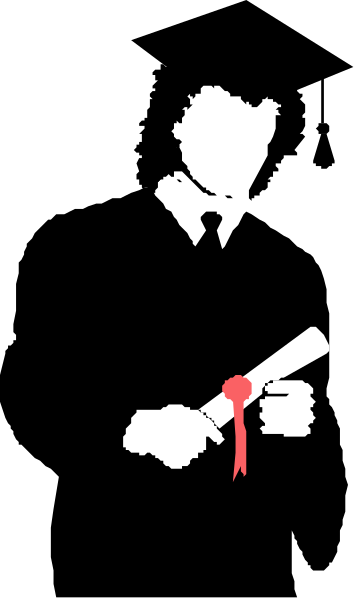 The image shows a black background with two white rectangles on either side of what appears to be an abstract figure resembling a person in red at the center bottom corner.
