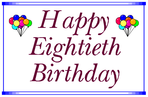 The image shows a birthday card with text that reads "Happy Eighteenth Birthday" on top of it.