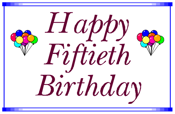 The image shows a birthday card with text that reads "Happy 5th Birthday" above an illustration of balloons in various shapes and sizes. Below this is another line of text stating "Fifteenth Anniversary." At the bottom, there's more text saying "Birthday Card," indicating it as such. The background appears to be a solid color with no additional details or objects present.