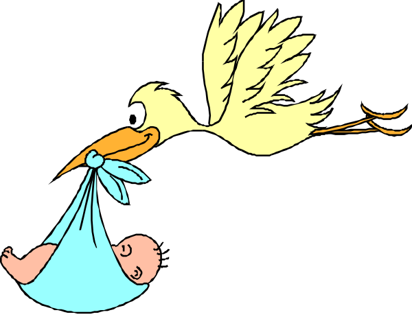 The image shows a cartoon of an adult bird feeding its baby from her beak while holding it with both feet on top of another creature that appears to have human-like features; this scene is set against a black background, and there's no text present in the picture.