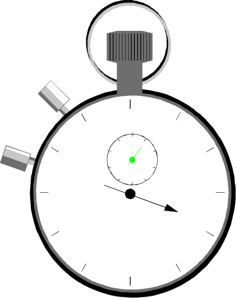 The image shows a cartoon of an alarm clock with its hands indicating it's 10:25 pm at nighttime; there is also a small green dot on one side that could represent light from another source, and two arrows pointing to different directions above the time display. There are no texts or other objects in this image. The setting appears to be an indoor environment with minimal detailing beyond what's described herein.