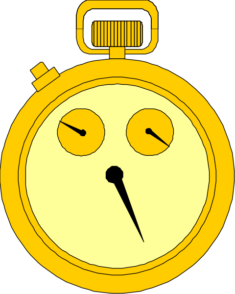 The image shows a cartoon depiction of an alarm clock with two eyes on its face set to 10:25 pm against a black background. There is no text present in this clip-art illustration, and it does not provide any additional context or setting beyond what has been described above. It's important to note that the image contains only one object - an alarm clock with two eyes drawn on its face set at 10:25 pm. The style of art is simple line drawing without color information provided in this description, focusing solely on objects and their actions or