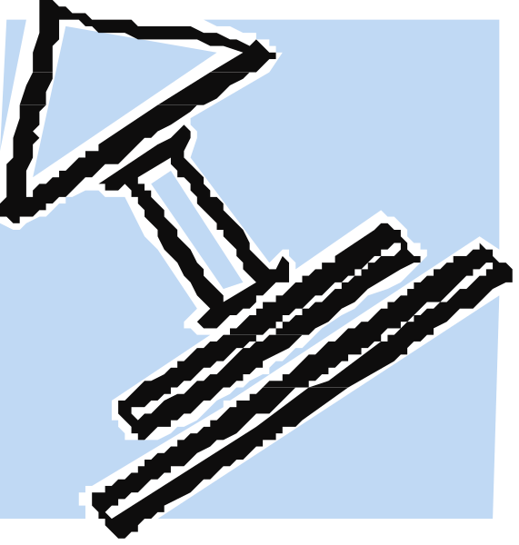 The image shows a sequence of three different symbols: on top left there's an icon depicting two gears with one gear inside another; in the center is a symbol that looks like a microphone, and at bottom right it appears to be a scale or balance beam.
