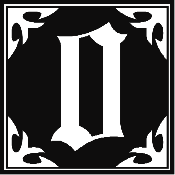 The black and white logo of a company with two distinct designs featuring lettering that reads "II" on both sides.