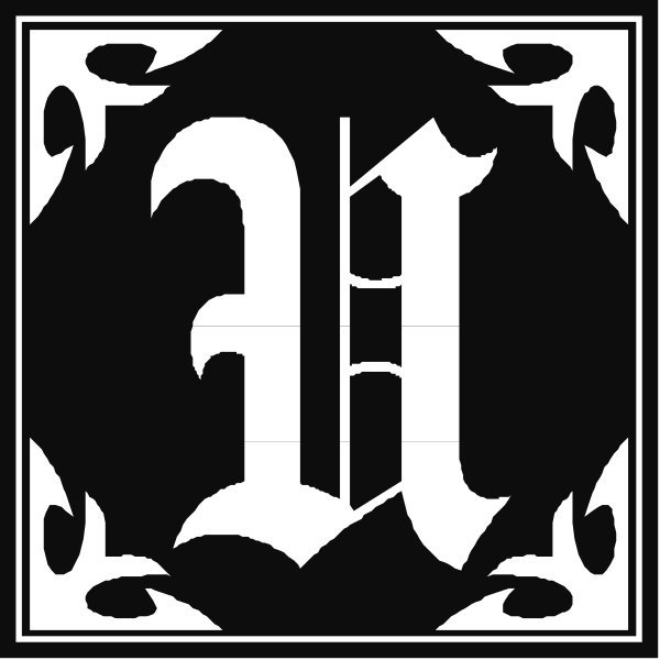 The image shows a black and white logo with two intertwined letters "W" and "I".