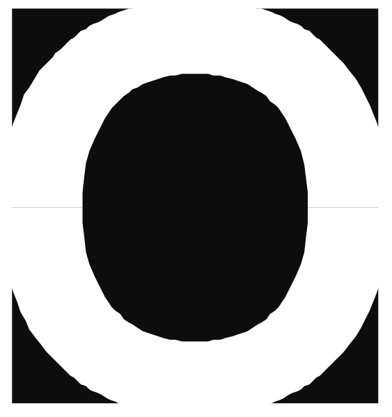 The image shows a black circle with an exclamation mark inside it on top of another white square that has "0" written in bold letters at its center.