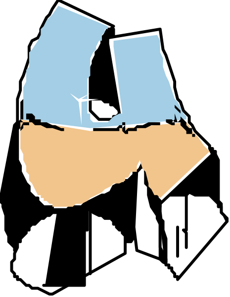 The image shows a stylized graphic of two overlapping shapes resembling hands with fingers spread out against an abstract background that includes what appears to be blue and orange areas.