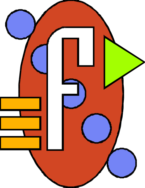 The image shows a stylized graphic with an abstract design that includes geometric shapes such as circles and rectangles arranged to resemble electronic components like resistors and capacitors in red against a white background; there is also a green arrow pointing upwards, suggesting motion or directionality.