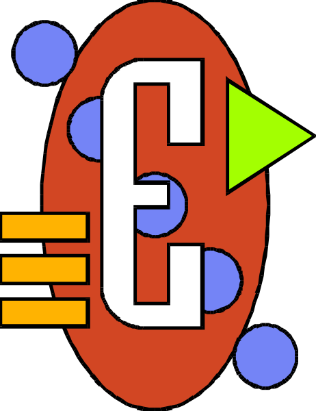 The image shows a stylized graphic with an abstract design resembling electronic components such as resistors connected to each other in various orientations against a red background; there is also what appears to be a green arrow pointing upwards and slightly left, suggesting movement or directionality within the composition.