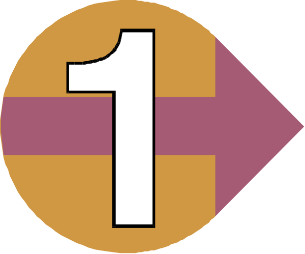 The image shows a stylized graphic with two arrows pointing to each other forming an infinite loop around numbers 1 through 9 in ascending order on either side of the loops; there is no text present, and it appears to be designed as part of some sort of educational or instructional material.