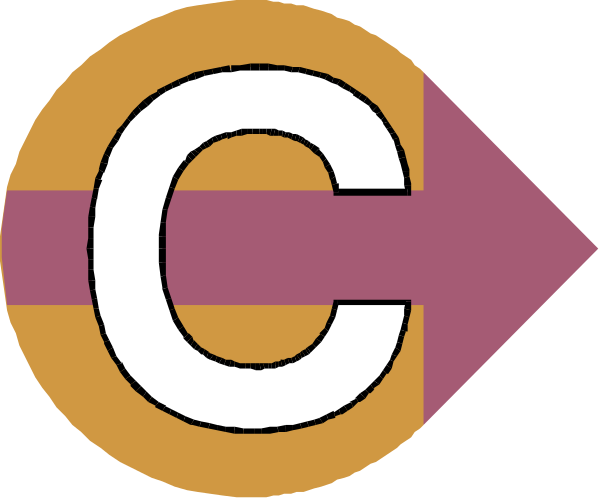The image shows a stylized graphic with two arrows pointing towards each other; between them is an abstract representation of text that reads "C" in white on one side and "O" in black on another, suggesting some form of connection or relationship indicated by their proximity to the word 'COPY'.