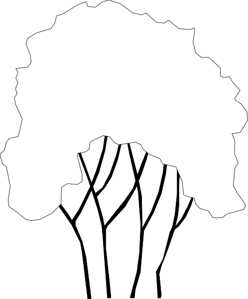 The image shows a black silhouette of an old man's head with white hair on top against a dark background.