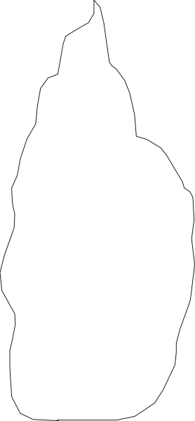 The image shows a simple white candle with no wick on it against an indistinct background that appears to be grayish in color.