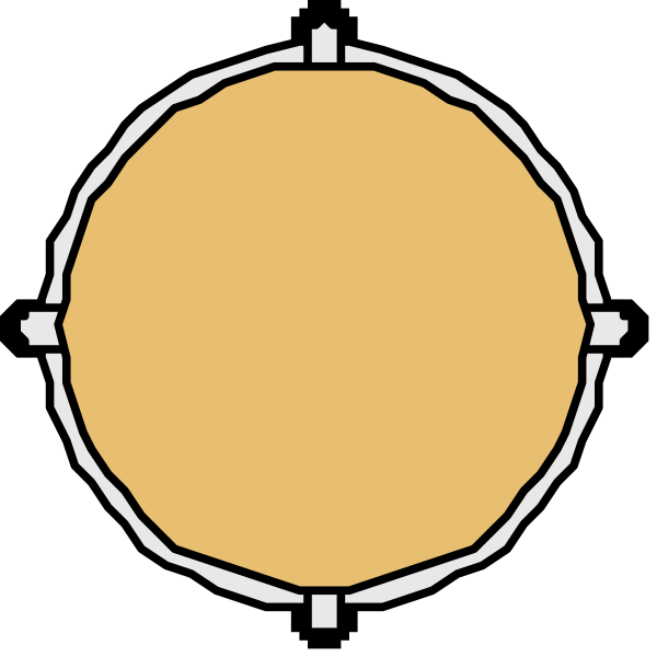 The image shows a simple black and white diagram of two circles with lines connecting them at their centers to represent an optical illusion known as "the Müller-Lyer Illusion."