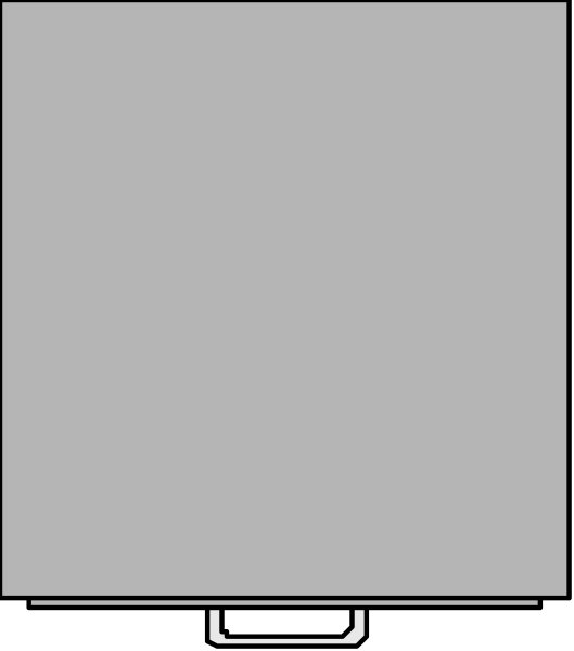 The image shows a blank whiteboard with no visible content on it against an indistinct background that appears to be grayish-brown in color.