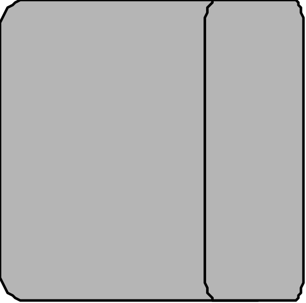 The image shows a blank playing card with no visible design on it against an indistinct background that does not provide any additional context about its surroundings.