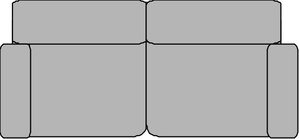 The image shows a gray tile floor with white grout lines between them forming an abstract pattern that resembles blocks of wood in various orientations against a neutral background.