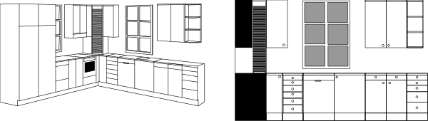 The image shows a blurry scene with an object that appears to be a television set on its side against a dark background; there is no clear text present in this small clip-art image.