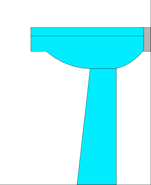 The image shows a blue toothbrush with bristles inside an open drawer that is partially visible on its left side against a dark background.