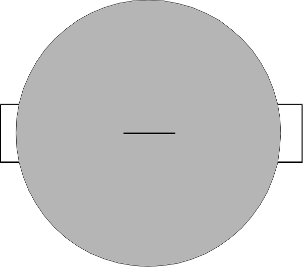 The image shows a black and white pie chart with numerical values around its circumference but no labels on each segment to indicate what percentage it represents of the whole circle.