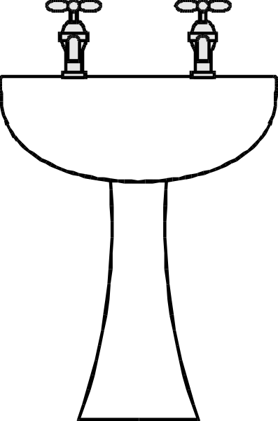 The black and white illustration shows a tall vase with two handles on either side of it placed next to an abstract representation that appears like a church steeple in front of which there is another smaller object resembling a cross, all set against a dark background.