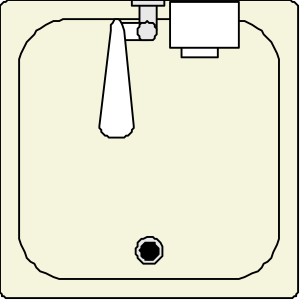 The image shows a white sink with no visible faucet inside an empty room that appears to be part of a bathroom fixture installation process due to its unfinished state.