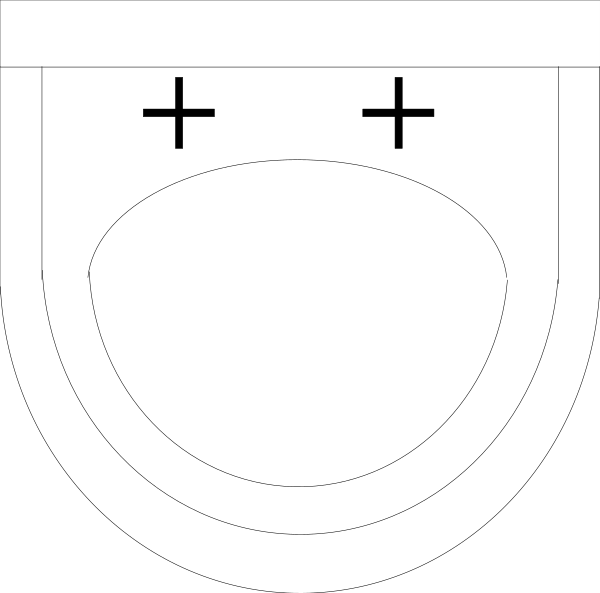 The black background of a computer screen with no visible content on it.