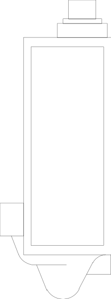 The image shows a black and white striped pattern with no distinguishable content within it.