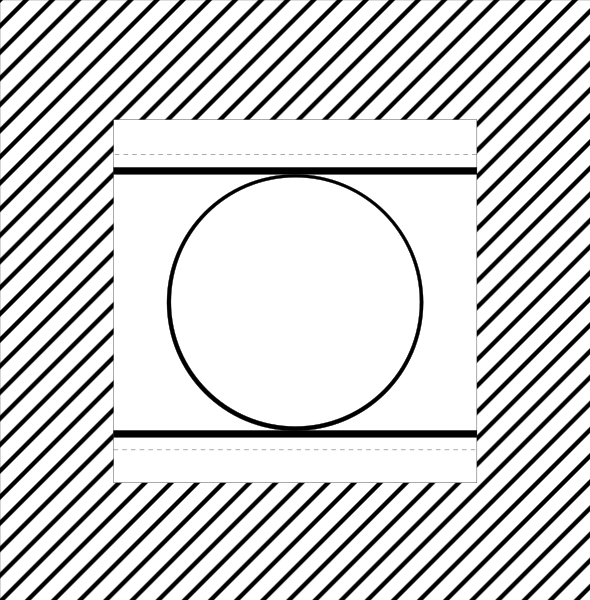 The black and white image shows a simple icon of an oven with its door open on top left corner against a plain background in bottom right corner.